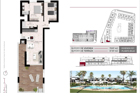 Bungalow - New Build - CIUDAD QUESADA - Lo Marabu