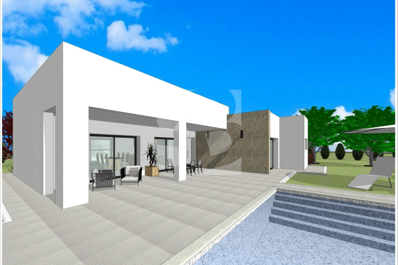 Villa - Obra Nueva - Aspe - Poligono 19
