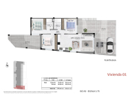 Bungalow · Nouvelle construction PILAR DE LA HORADADA · pueblo