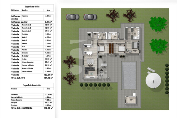 Villa - Obra Nueva - Aspe - Poligono 19