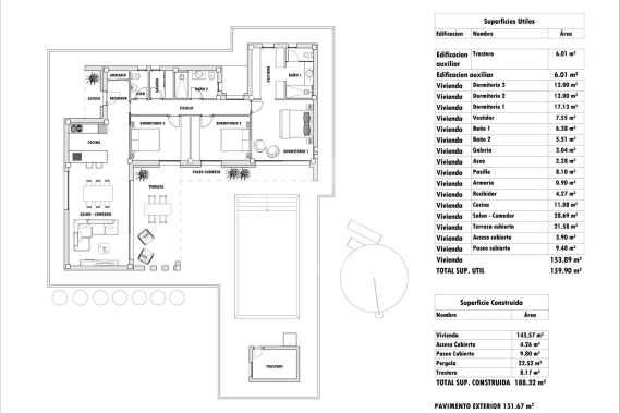 Villa - Obra Nueva - Aspe - Poligono 19