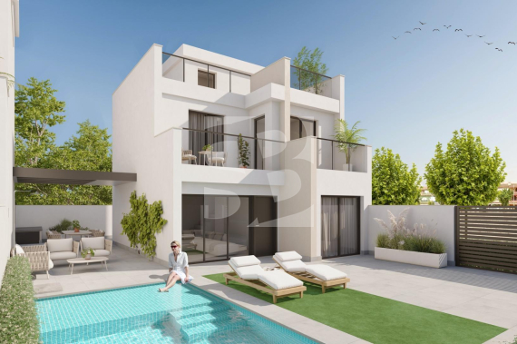 Villa - New Build - LOS ALCAZARES - Playa la Atascadera