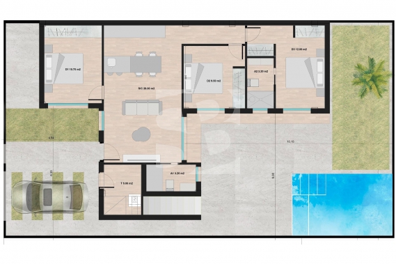 Villa - New Build - Torre Pacheco - Roldán