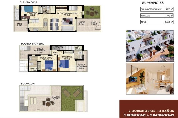 Town House - New Build - ORIHUELA - Vistabella Golf