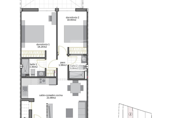 Bungalow - New Build - SAN PEDRO DEL PINATAR - Los Cuarteros