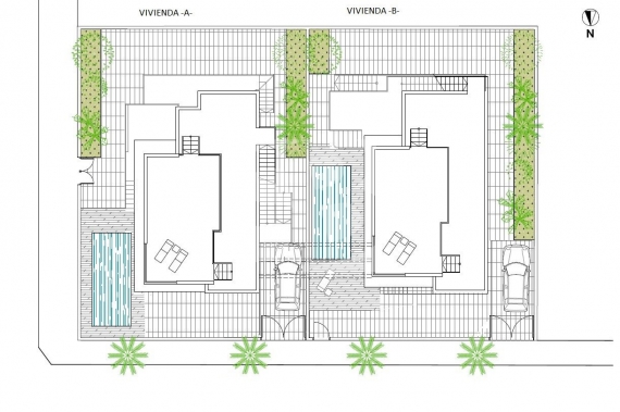 Villa - Nouvelle construction - TORREVIEJA - La Mata Pueblo